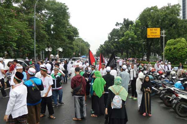 Aksi Bela Palestina 1712 Penuhi Kawasan Monas