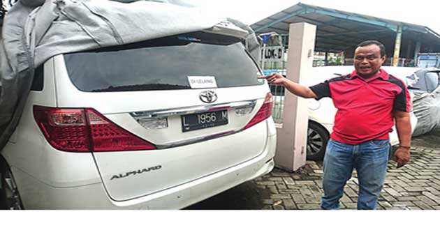 Menumpuknya Mobil  Mewah di Rupbasan Kelas I Surabaya