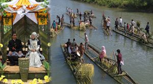 Di Tengah Hutan Bambu Mereka Menghelat Resepsi Pernikahan