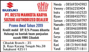 SUZUKI Authorized Dealer RMK Cibadak