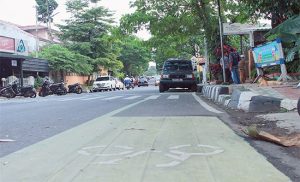 Lajur Sepeda Alami Disfungsi