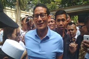 Sandi Minta Penyumbang Dana Kampanye Sertakan Identitas