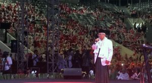 KH Ma’ruf Amin Hadiri Ikrar Dukungan Ribuan Muslim di Istora Senayan