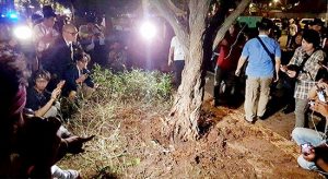 Ledakan Petasan di Lokasi Debat Capres Timbulkan Lubang