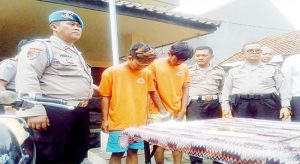 Usai curi Motor, Dua Pemuda Dibekuk Polisi