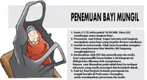 Tega…Bayi Mungil Dibuang !
