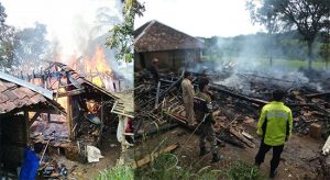 Korsleting Listrik, Rumah Karnata, Ludes Terbakar