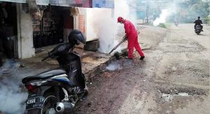 Antisipasi DBD, Sukaraja Di-Fogging