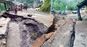 Jalan Provinsi Kertaangsana Nyaris Putus