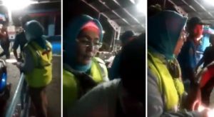 Emak-emak Relawan PMI Nangis karena Ponselnya Dibanting Petugas