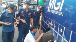 Polisi Pantau Jalur Mudik Lebaran di Cianjur