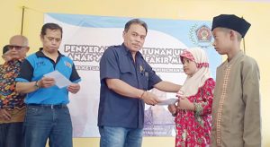 PWI Santuni Anak Yatim di KOta Sukabumi