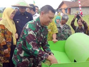 Kodim 0607 Sukabumi Bantu Entaskan Wilayah Rawan Pangan