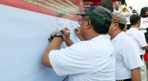 Polres Sukabumi Deklarasi Tolak Kerusuhan