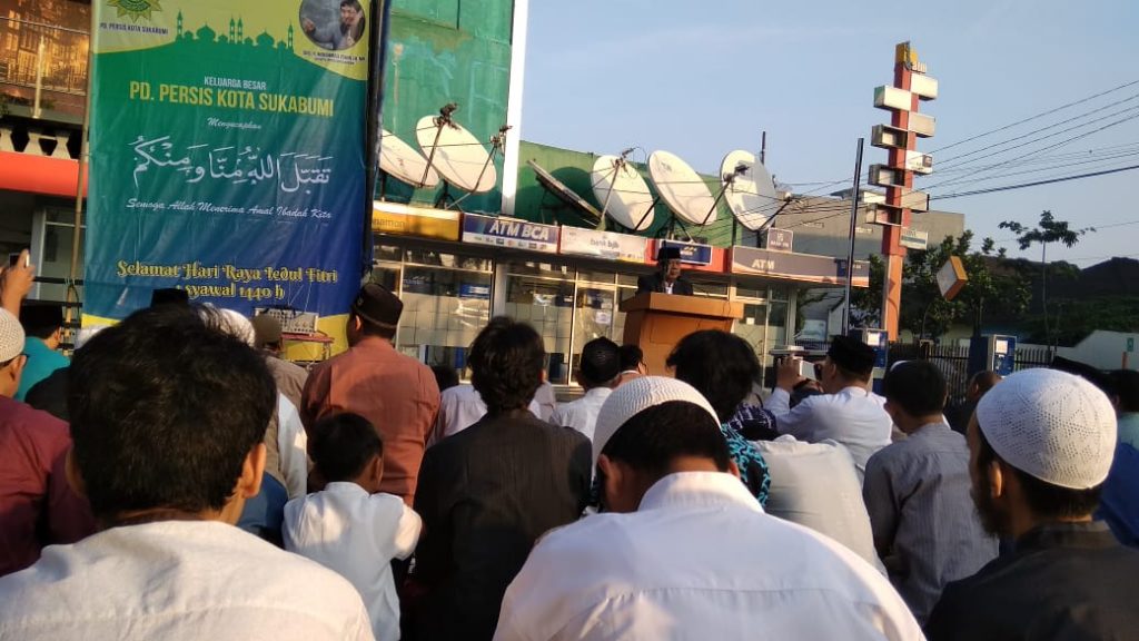 Persis Kota Sukabumi Gelar Salat Ied, KH Aceng Zakaria Sampaikan Wejangan Penting