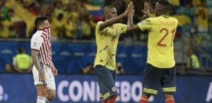 Timnas Kolombia Taklukan Paraguay Tanpa Kebobolan Difase Grup