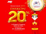 “Angpao” JNE Meriahkan Imlek 2571