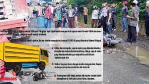 Kronologis Kepsek SDN Pringjajar Jampangtengah Meninggal Terlindas Truk