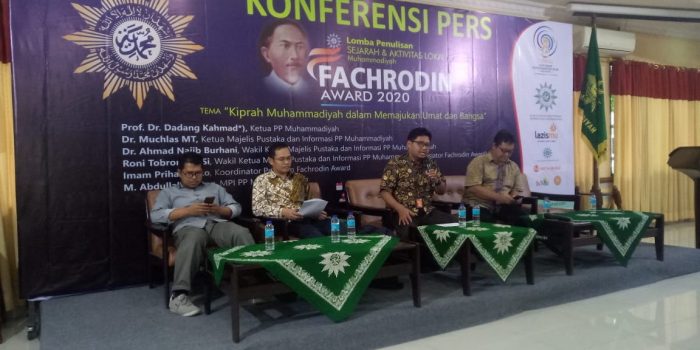 Muhammadiyah Gelar Anugerah Jurnalistik Fachrodin Award 2020
