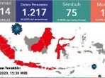 Covid-19 Indonesia 30 Maret 2020, 1.414 Orang Positif Korona, 122 Meninggal, 75 Sembuh