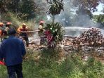 Dua Rumah di Kampung Cisayang Sukabumi, Rata Dengan Tanah