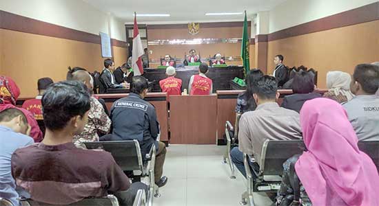 Empat Terdakwa Penganiaya Berlian Ajukan Keberatan