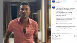 Striker Persib Bandung Wander Luiz Lewat Akun Instagramnya Konfirmasi Positif Corona
