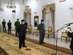 Izin Mendagri Keluar, Pemkab Sukabumi Lantik Tiga Eselon II, Sesuai Protokol Kesehatan