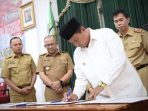 OPD Jabar Tanda Tangani Pakta Integritas Tahun Reformasi Birokrasi Juara