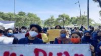 Mahasiswa Gelar Aksi, Tuntut Biaya Pendidikan Dibebaskan