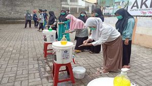 PMI Kota Sukabumi Perhatikan Ponpes Saat AKB