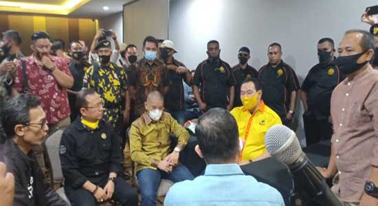 Tommy Soeharto Bubarkan Paksa Munaslub Ilegal Partai Berkarya, Spanduk Disobek