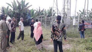 Tower di Kampung Kelapacondong  Disidak Komisi DPRD Kabupaten Sukabumi