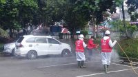 PMI Kota Sukabumi Kembali Semprotkan Lima Ribu Liter Disinfektan