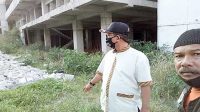 Belom Rampung, Bangunan Pasar Pelita Sukabumi Ambruk