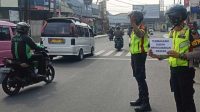 Kesadaran Bermasker Masih Minim, Polres Sukabumi Kota Pantau Tempat Keramaian