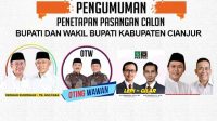 Sah, Empat Paslon Pilkada Kabupaten Cianjur 2020 Ditetapkan