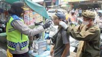 Polres Sukabumi Kota Bagikan Ribuan Masker
