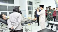 Forkominda Kota Sukabumi Jenguk Mahasiswa dan Polisi Korban Demo di Gedung DPRD