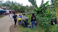 Sampah Menumpuk, Polsek Jampangtengah  Gandeng Warga dan Komunitas Motor