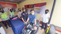 Polres Sukabumi Kota Kembalikan Motor Hasil Curian