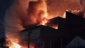 Kebakaran Pasar Anyar Diduga Akibat Konsleting Listrik