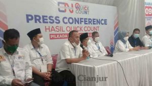 Pilkada Cianjur, Herman Suherman-Tb Mulyana Juara, Rayakan Kemenangan