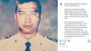 Mantan Bupati Bogor Soedardjat Nataatmadja Berpulang,