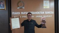 Fraksi PKB Jabar Raih Penghargaan, Hasim Adnan: Kado Manis di Penghujung 2020