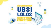 Luar Biasa, Ratusan Dosen UBSI Lolos Sertifikasi Kompetensi Bidang Informatika
