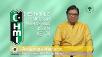 Dies Natalis HMI, Airlangga: Terus Memberikan Sumbangsih Untuk Kemajuan Bangsa