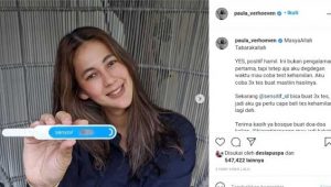 Paula Verhoeven Hamil Lagi, Banjir Ucapan Selamat