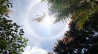 Fenomena Matahari Halo di Langit Bandung Bikin Heboh