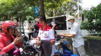 3.000 Masker Ditebar di Pasar Palabuhanratu